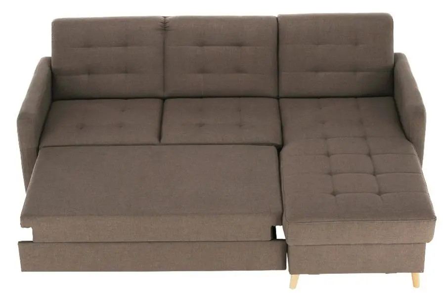 Canapea de colt extensibila Mobhaus Visby (Brown) - 4