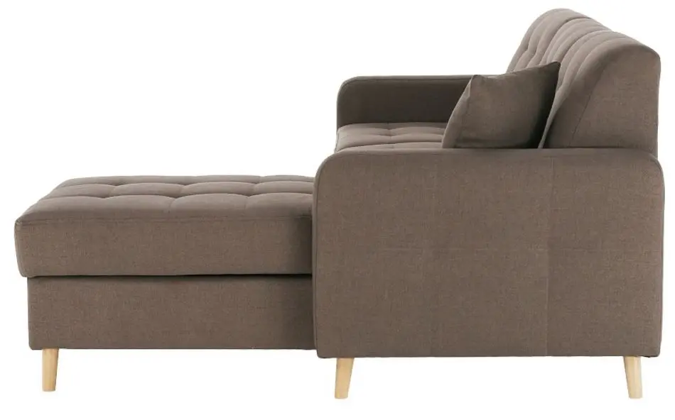 Canapea de colt extensibila Mobhaus Visby (Brown) - 12