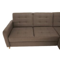 Canapea de colt extensibila Mobhaus Visby (Brown) Thumb