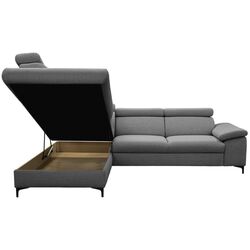 Canapea de colt extensibila Mobhaus Zachary Roh Left (Gray) Thumb