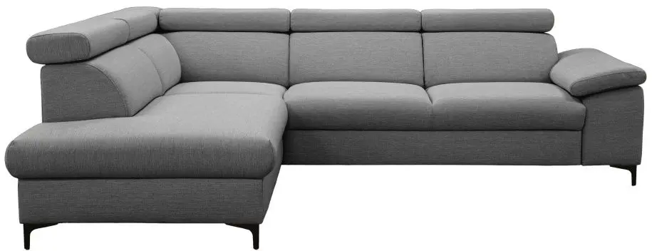 Canapea de colt extensibila Mobhaus Zachary Roh Left (Gray) - 5