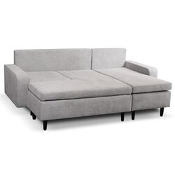 Canapea de colt cu bancheta Mobhaus Kelly Left (Light Gray) Thumb