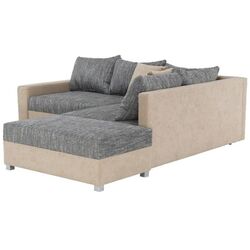 Диван угловой с пуфом Mobhaus Ida New Right (Beige/Gray) Thumb