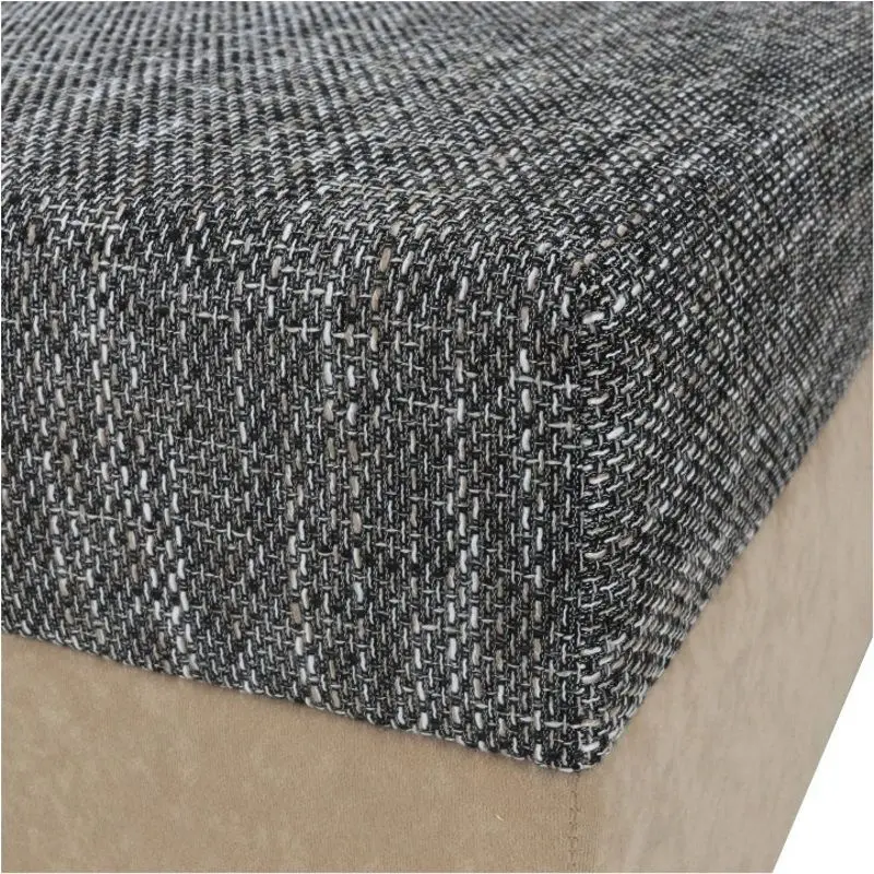 Диван угловой с пуфом Mobhaus Ida New Right (Beige/Gray) - 4