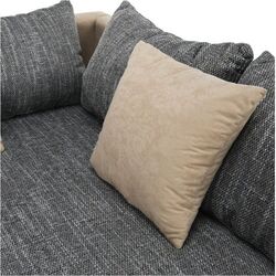 Диван угловой с пуфом Mobhaus Ida New Right (Beige/Gray) Thumb