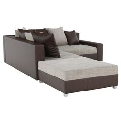 Canapea de colt cu puf Mobhaus Petrana New (Brown) Thumb