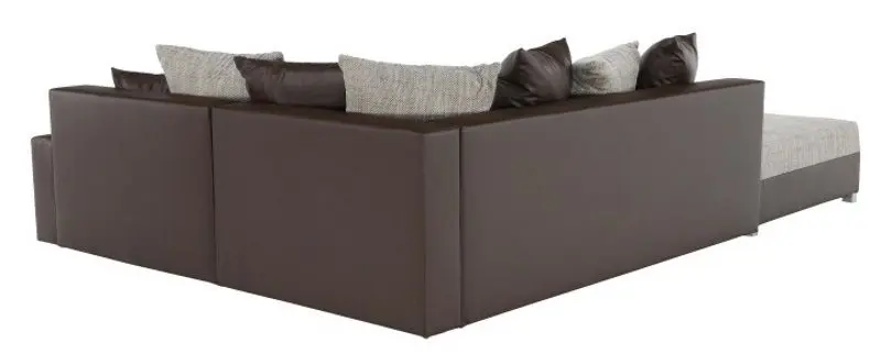 Canapea de colt cu puf Mobhaus Petrana New (Brown) - 7
