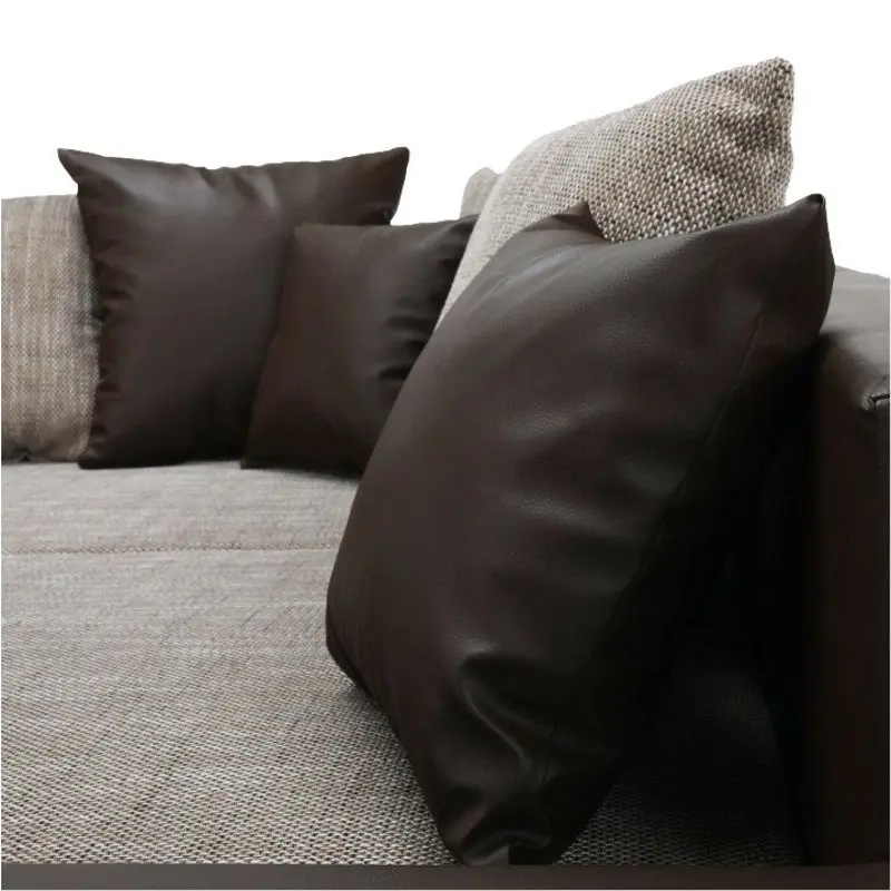 Canapea de colt cu puf Mobhaus Petrana New (Brown) - 5