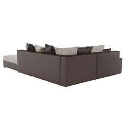 Canapea de colt cu puf Mobhaus Petrana New Right (Brown) Thumb
