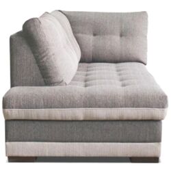 Otoman Mobhaus Ruba BL Left (Dark Gray/Cream)