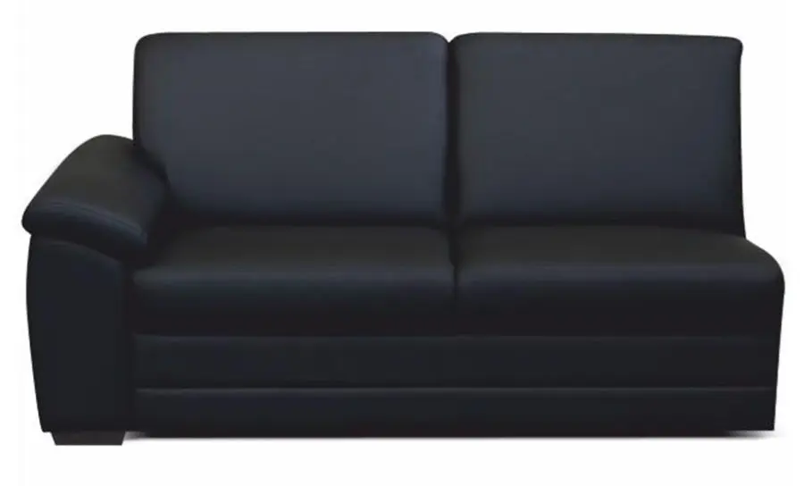 Sectiune canapea Mobhaus Biter 3 1B 3-locuri Left (Black)