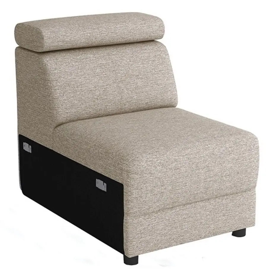 Sectiune canapea Mobhaus Boby 1 BB 1-loc (Gray-Beige)