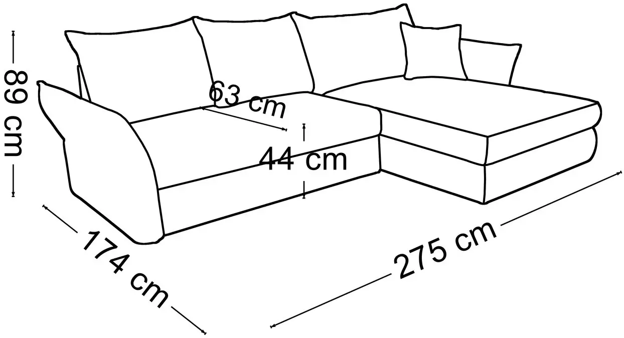 Диван угловой Mobiland Acero Aragon 01 (White) - 2