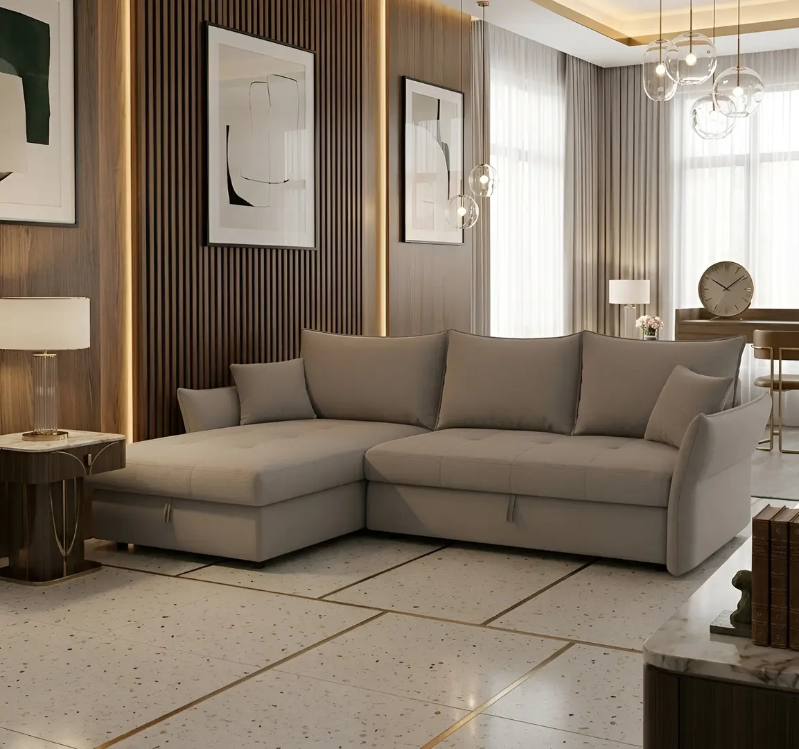 Диван угловой Mobiland Acero Aragon 80 (Light Grey)