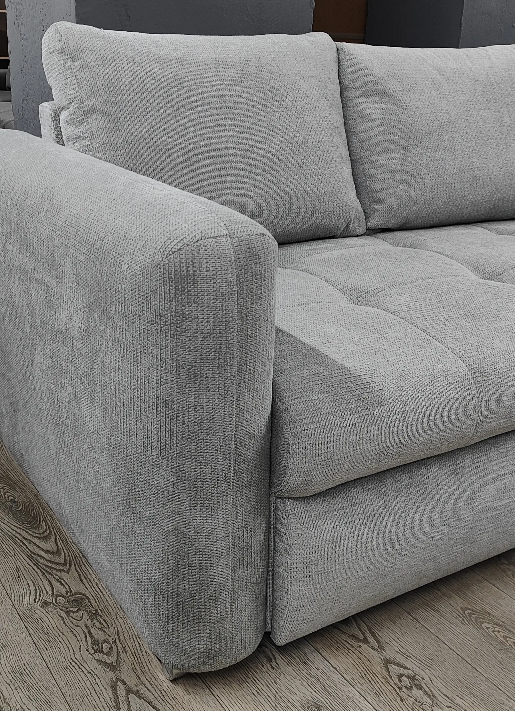 Canapea de colt Mobiland Grande Aragon 83 (Grey) - 4