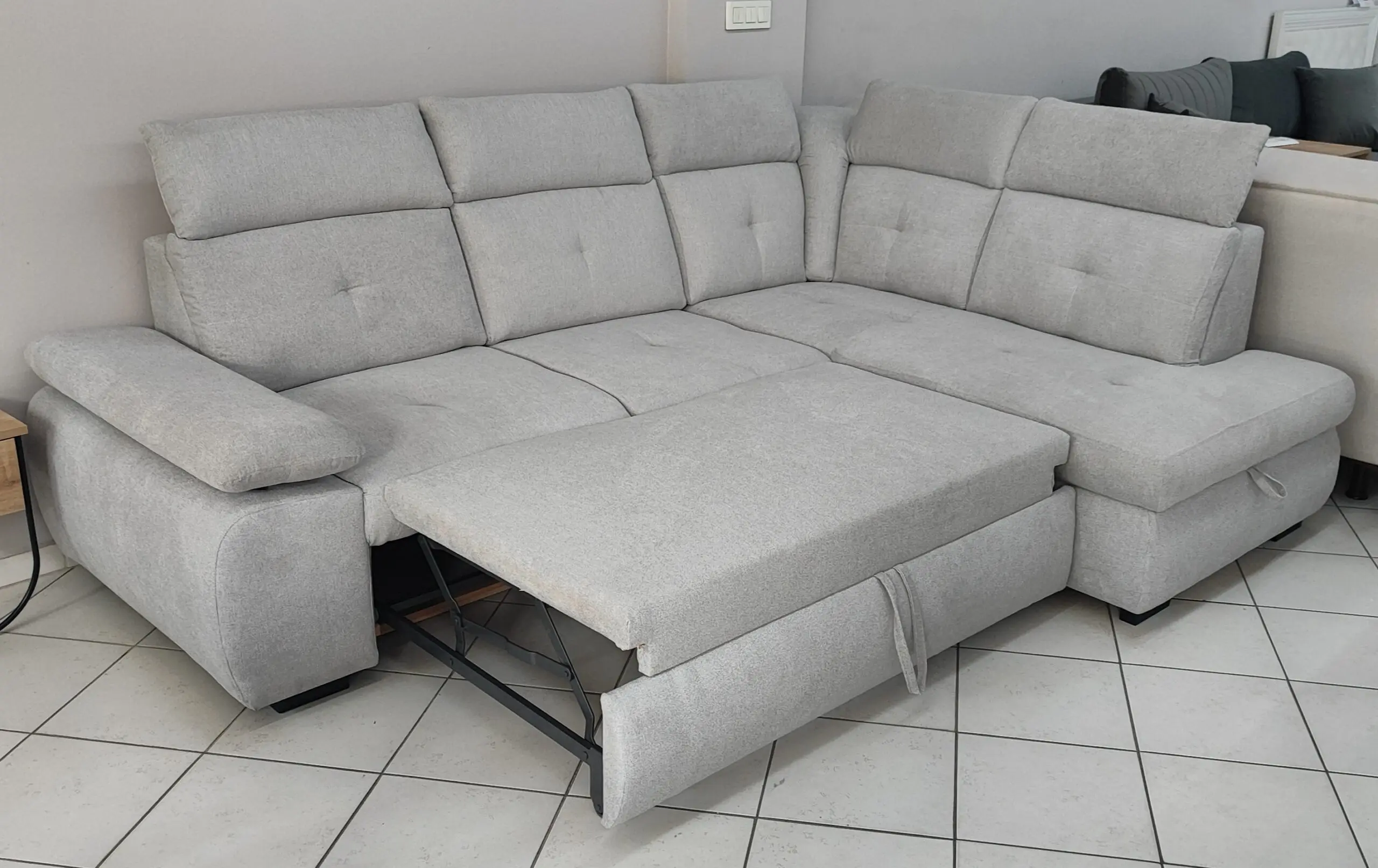 Диван угловой Mobiland Wind III Aston 15 (Light Grey) - 3