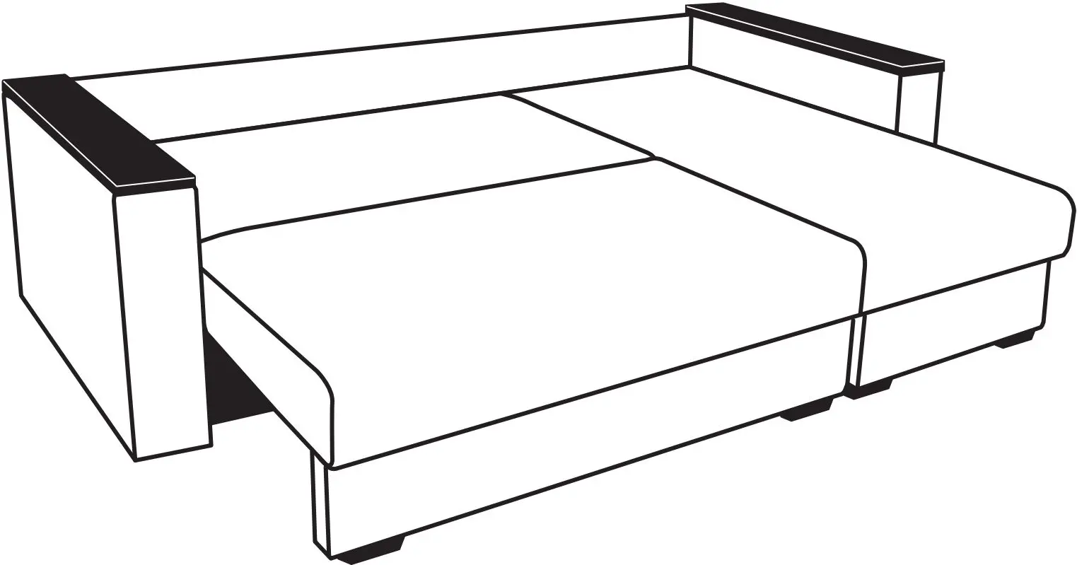Canapea de colt Modern Arthur Alaska 23/Alaska 03 Beige Grey/Dark Brown (colt Г)