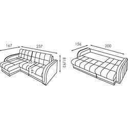 Canapea de colt Modern Barton Alaska 02/Fly Nova 2231 Indian Tan/Chocolate Brown (colt 7) Thumb