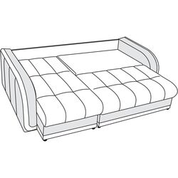 Canapea de colt Modern Barton Alaska 08/Fly Nova 2233 Pearl Blue/Grey (colt 7) Thumb