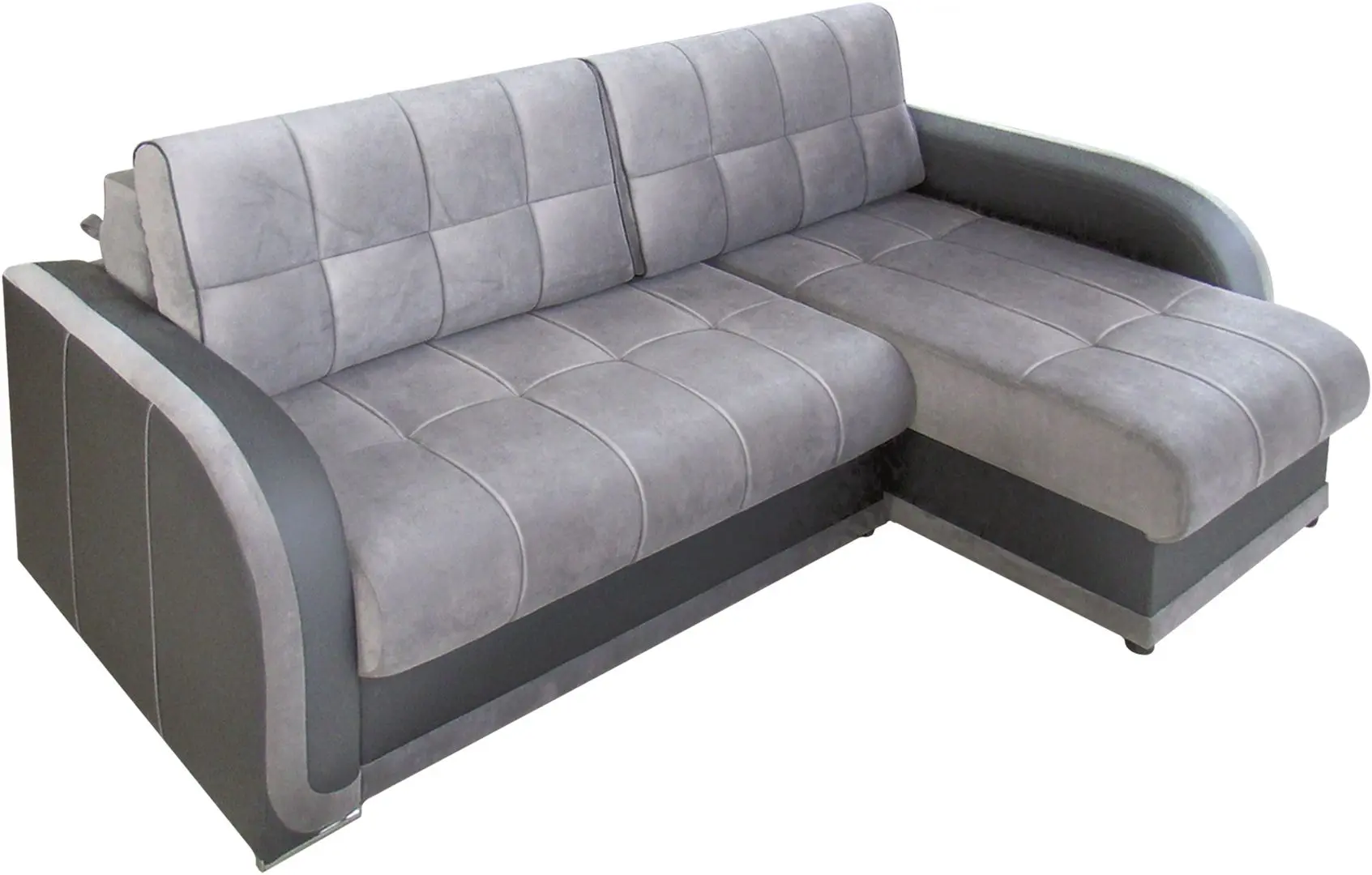 Canapea de colt Modern Barton Alaska 08/Fly Nova 2233 Pearl Blue/Grey (colt Г)