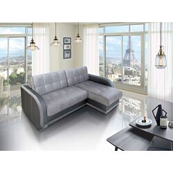 Canapea de colt Modern Barton Alaska 08/Fly Nova 2233 Pearl Blue/Grey (colt Г)