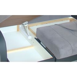 Canapea de colt Modern Barton Alaska 08/Fly Nova 2233 Pearl Blue/Grey (colt Г) Thumb