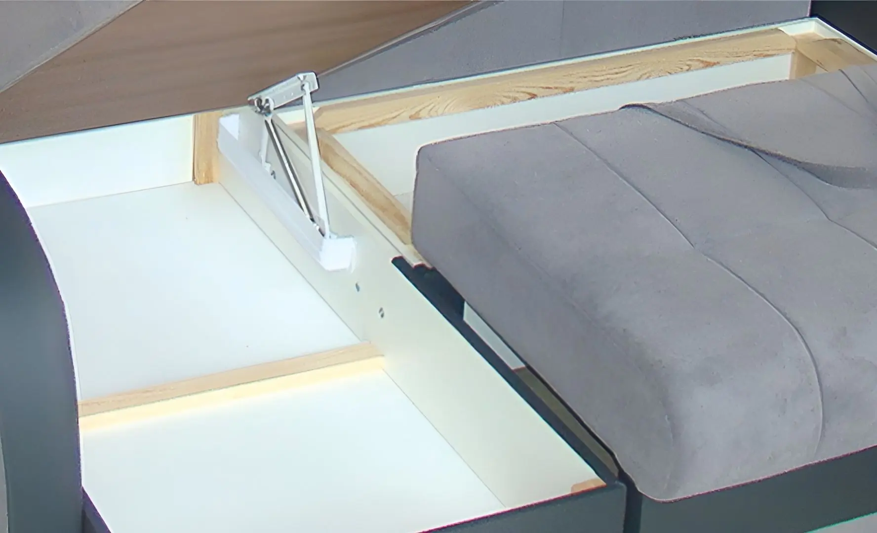 Canapea de colt Modern Barton Alaska 08/Fly Nova 2233 Pearl Blue/Grey (colt Г)