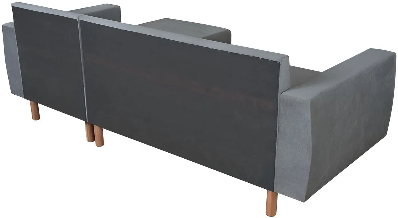 Canapea de colt Modern Leo Alaska 08 (Grey)