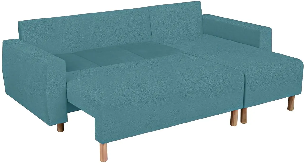 Canapea de colt Modern Leo Alaska 86 (Turquoise)