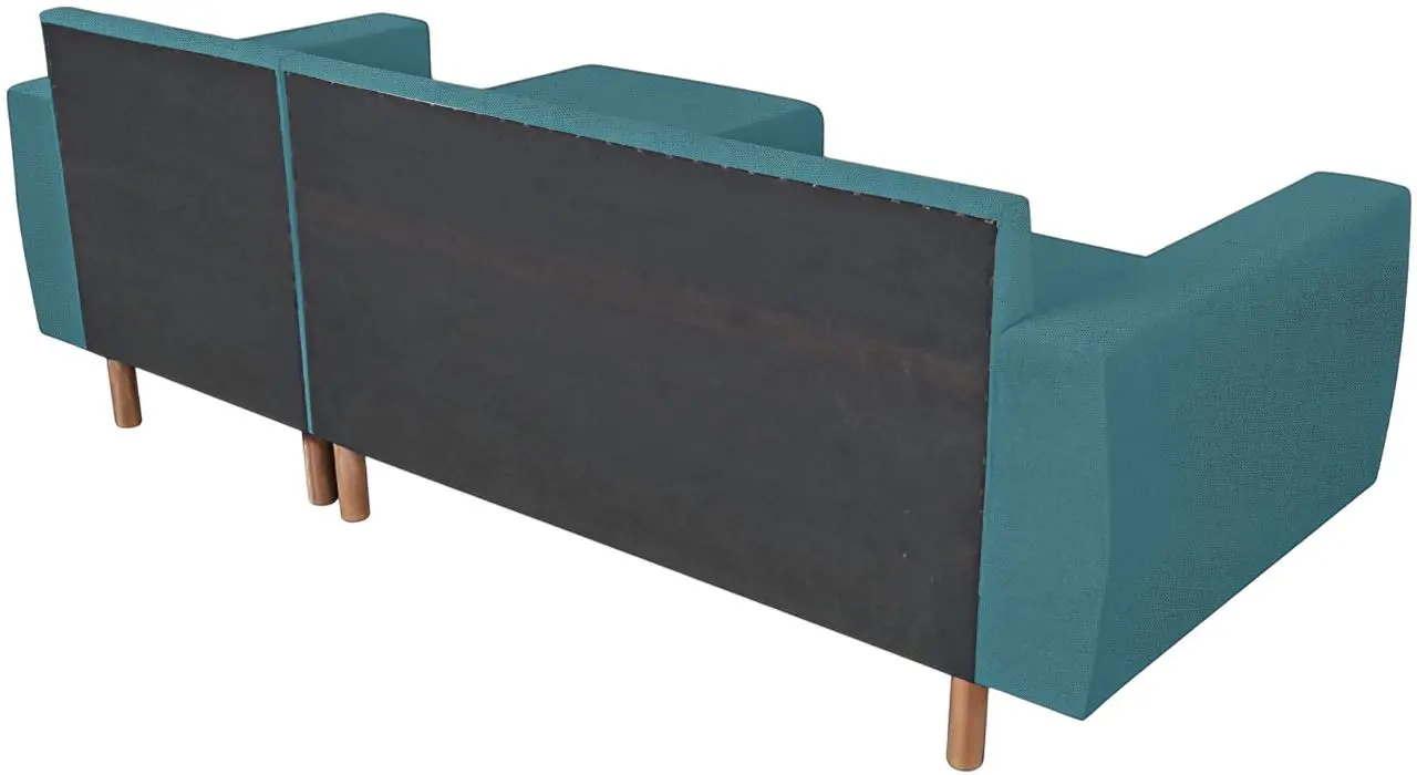 Canapea de colt Modern Leo Alaska 86 (Turquoise)