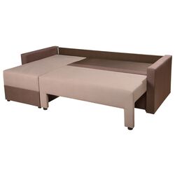 Canapea de colt Modern Lira Kanna 07/18 (Dark Beige/Brown) Thumb