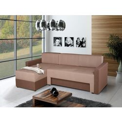 Canapea de colt Modern Lira Kanna 07/18 (Dark Beige/Brown) Thumb