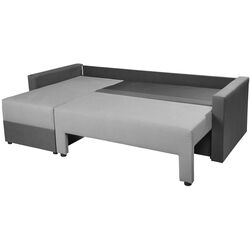 Canapea de colt Modern Lira Malmo 96/90 (Black/Gray-Beige) Thumb