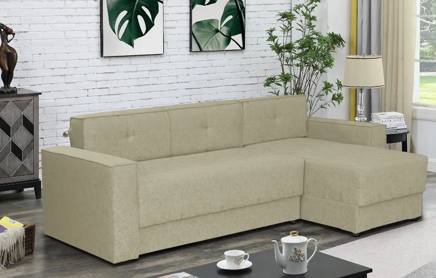 Диван угловой Modern Lotos Alaska 01 (Beige)