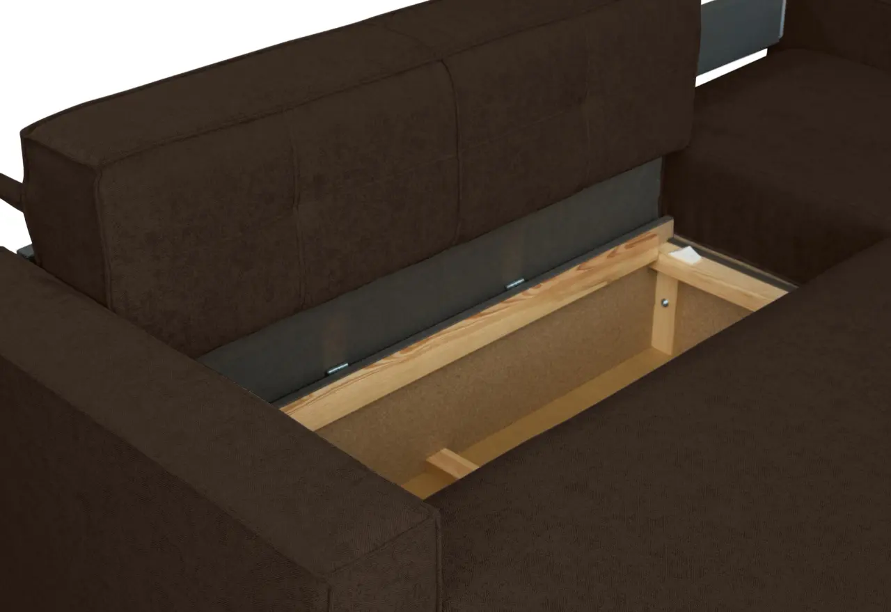 Canapea de colt Modern Lotos Alaska 28 (Brown)