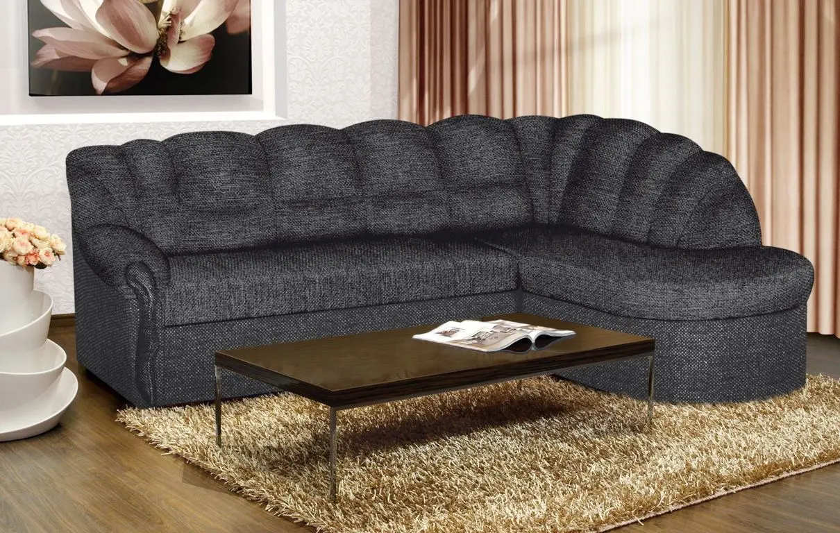 Canapea de colt Modern Mustang Bahama 35 Castor Grey (colt Г)