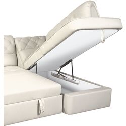 Диван угловой Modern Oskar Fly Nova 2200 White/Wenge (угол 7) Thumb