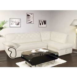 Canapea de colt Modern Oskar Fly Nova 2200 White/Wenge (colt Г)