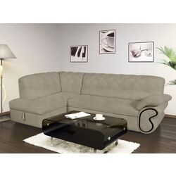 Canapea de colt Modern Oskar New Vavilon 62 Dark Beige/Wenge (colt 7)