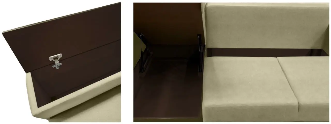 Canapea de colt Modern Soft Alaska 01 Beige (colt Г)