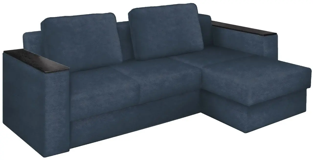 Canapea de colt Modern Soft Alaska 11 Blue (colt Г)