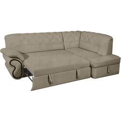 Canapea de colt Modern Oskar New Vavilon 62 Dark Beige/Wenge (colt Г) Thumb