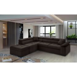 Canapea de colt Montella Maiorca Monolith 29 Left (Dark Brown)