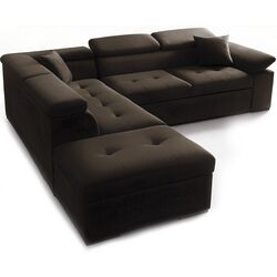 Canapea de colt Montella Maiorca Monolith 29 Left (Dark Brown) Thumb