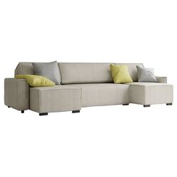 Диван П-образный Platan Smart U (Beige-Gray)