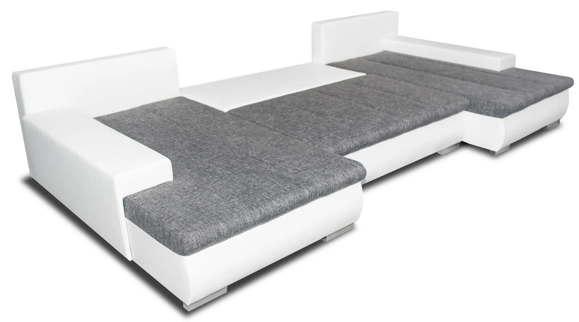 Диван П-образный Platan Solano U 08 (White/Gray) - 2