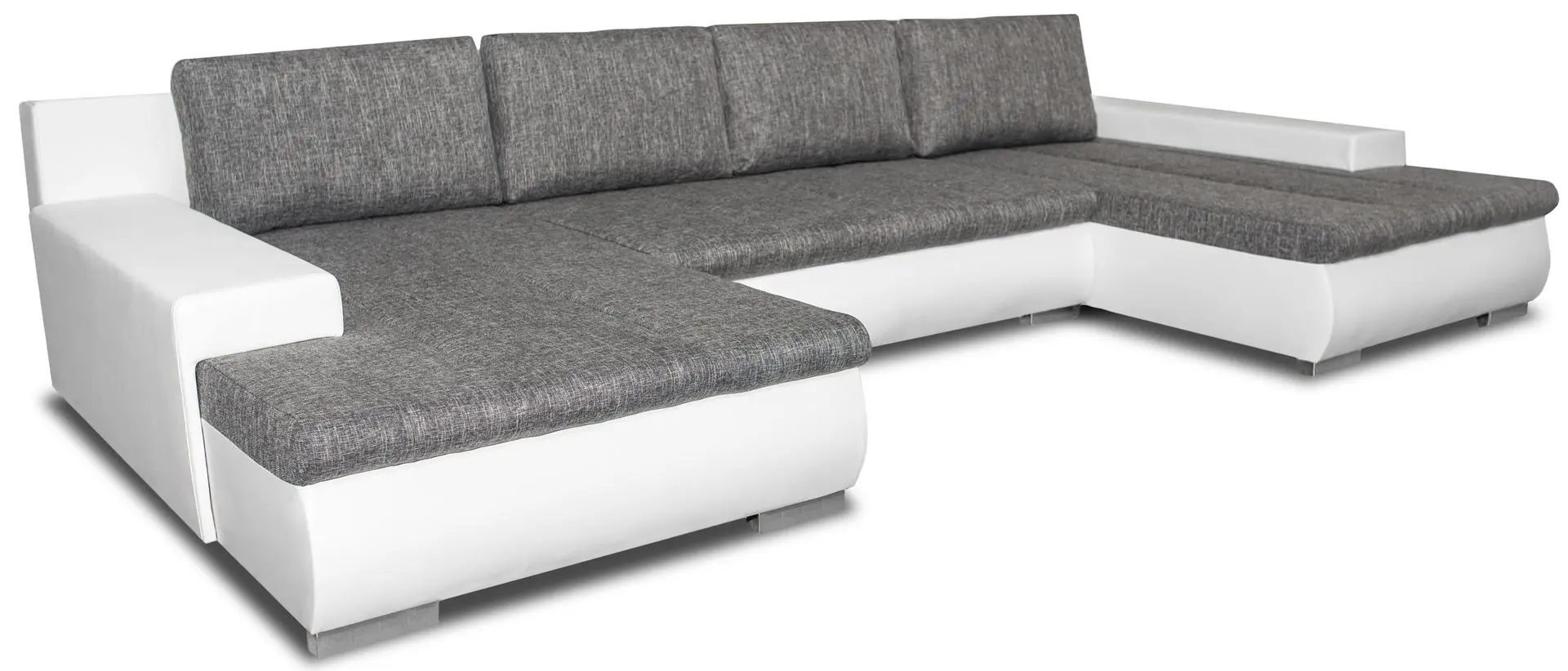 Диван П-образный Platan Solano U 08 (White/Gray)