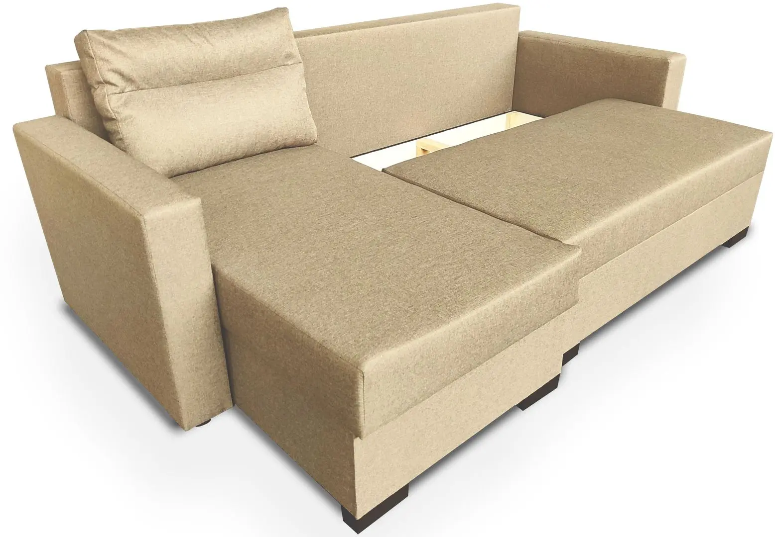 Canapea de colt Platan Kacper 08 (Coffee Milk)