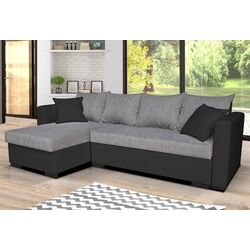 Диван угловой Platan Karol 07 (Black/Gray) Thumb
