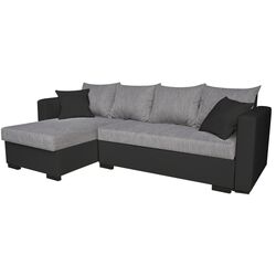Диван угловой Platan Karol 07 (Black/Gray)